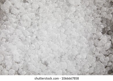 Full Frame Shot Of Crushed Ice For Food Freezing