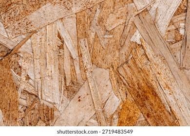 Full Frame Texture of Oriented Strand Board (OSB) Plywood with W