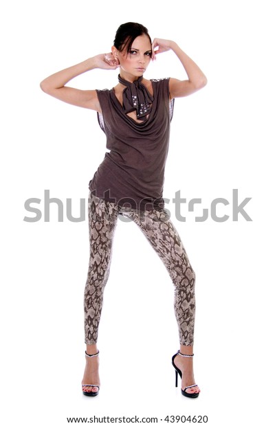 Full Length Portrait Attractive Woman Stock Photo 43904620 | Shutterstock