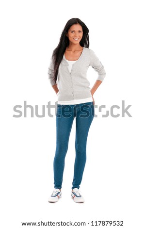 Similar – Image, Stock Photo Pretty woman standing by the pool in the spa