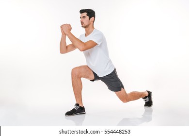 4,297 Man squatting white background Images, Stock Photos & Vectors ...