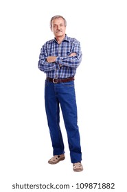 Full Length Portrait Of A Senior Man