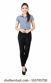 gray polo black pants