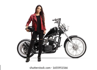 girl riding motorbike