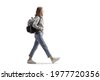 teen backpack isolated