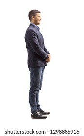 Full Length Profile Shot Young Man Stock Photo 1298886916 | Shutterstock