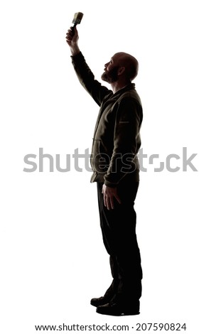 Similar – Image, Stock Photo enlightenment Man Light