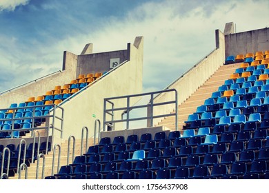 Full Length View Of Stadium Seats