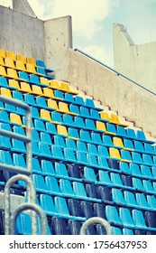 Full Length View Of Stadium Seats