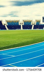 Full Length View Of Stadium Seats