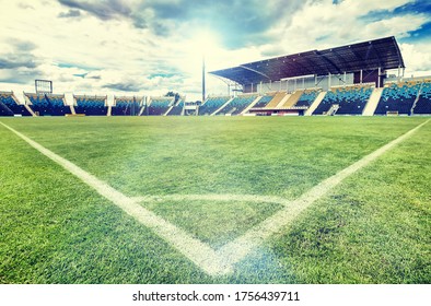 Full Length View Of Stadium Seats