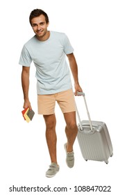 3,432 Man pulling suitcase Images, Stock Photos & Vectors | Shutterstock