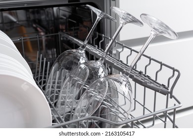 Full Load Dishwashing Machine Clean Dishes Stock Photo 2163105417 ...