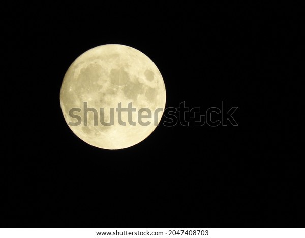 Full Moon in the Autumn\
Night Sky