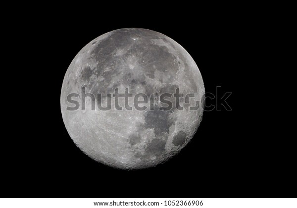 Full moon as background / The Moon is an
astronomical body that orbits planet Earth, being Earth's only
permanent natural satellite. It is the fifth-largest natural
satellite in the Solar
System