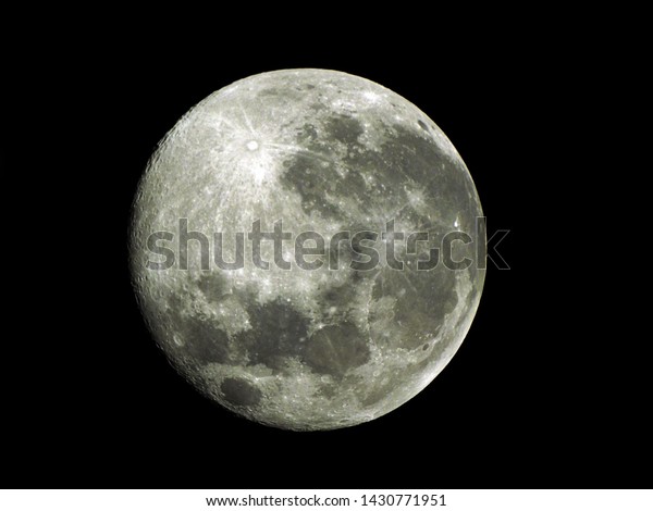 Full moon background / It is the fifth\
largest natural satellite in the Solar\
System