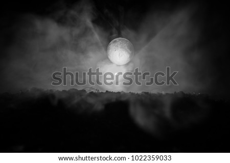 Full Moon Background / A full moon is the lunar phase that occurs when the Moon is completely illuminated as seen from Earth