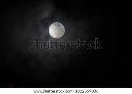 Full Moon Background / A full moon is the lunar phase that occurs when the Moon is completely illuminated as seen from Earth