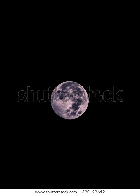  Full Moon in The Clear\
Sky