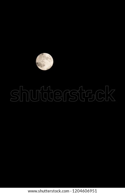 Full moon with
clouds