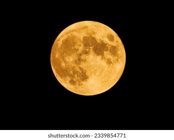 Full Moon in a Dark Night Sky in the Summer - Powered by Shutterstock