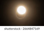 full moon with eclipse moon