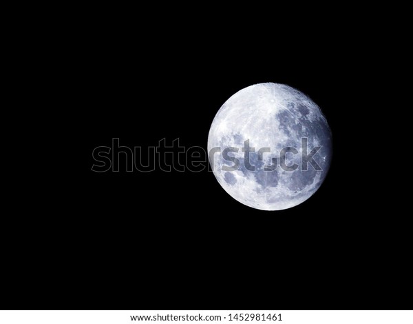 Full moon eclipse crater\
background