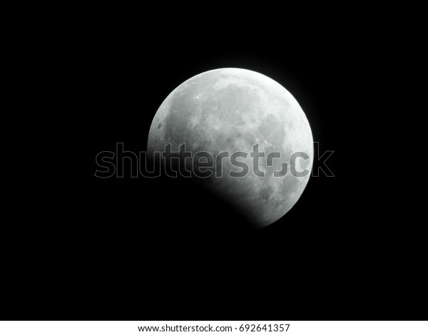 Full Moon\
and Lunar Eclipse / A lunar eclipse occurs when the Moon passes\
directly behind the Earth into its\
umbra
