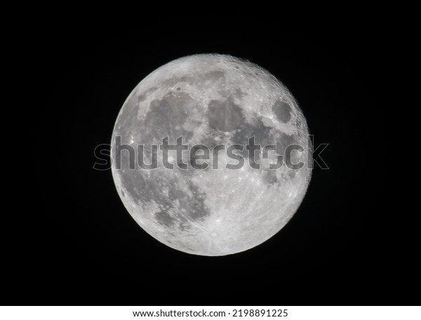 full moon at night and\
clear full moon