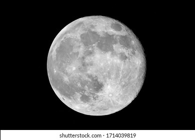 Full Moon In The Night Sky