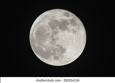 Full moon on the dark night - Shutterstock ID 350316134