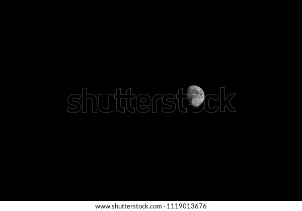 Full moon on the dark
night
