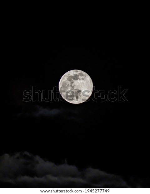 Full Moon over Lake\
Michigan