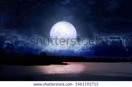 Similar – Image, Stock Photo Clouds over tree Nature