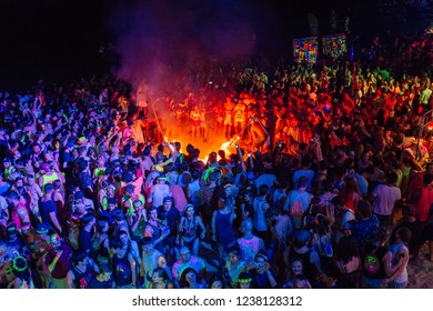 Full Moon Party 3 March 2018 Koh Phangan, Suratthani, Thailand 