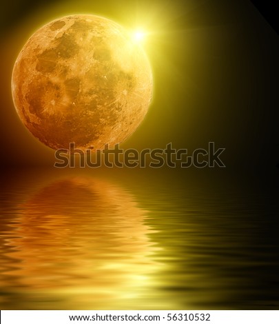 order of the pure moon reflected in water