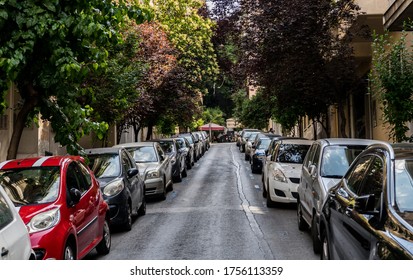 Full parking with 0 traffic and 0 people around - Powered by Shutterstock