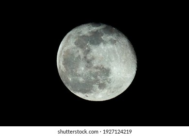 Full Picture Of A Spring, Full Moon On 1st Of March 2021