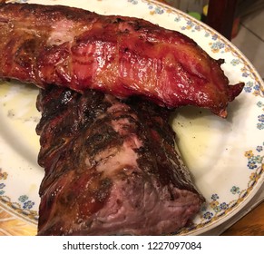 Full Rack Of Barbecue Ribs 