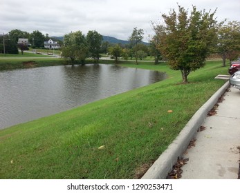 Full Retention Pond Salem VA