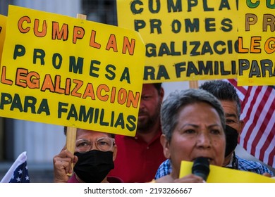 The Full Rights For Immigrants Coalition Holds A News Conference ``to Call On The U.S. Congress To Support President Joe Biden's U.S. Citizenship Act Of 2021,'' Aug. 23, 2022 In Los Angeles.