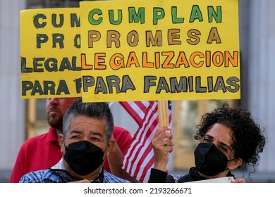 The Full Rights For Immigrants Coalition Holds A News Conference ``to Call On The U.S. Congress To Support President Joe Biden's U.S. Citizenship Act Of 2021,'' Aug. 23, 2022 In Los Angeles.