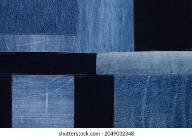 Full Screen Denim Various Denim Sewn Stock Photo 2049032348 | Shutterstock