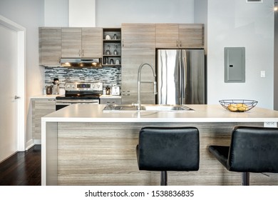 Full Set Of Interior Modern Condominium In Montreal, Canada 