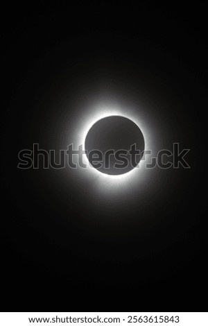 Full Solar Eclipse in the Sky