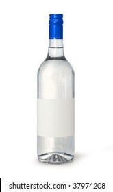 Full Spirits Bottle With Blank Label