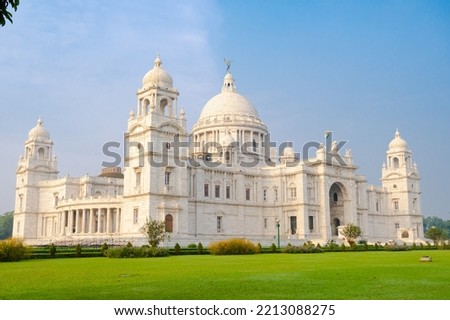 Full view of Victoria Memorial, Kolkata