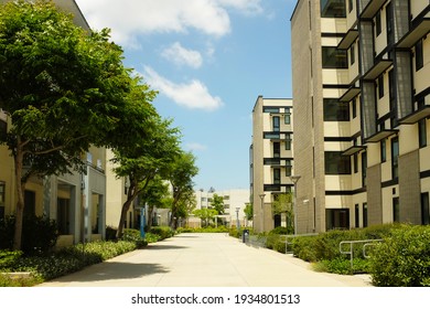 FULLERTON CALIFORNIA - 23 MAY 2020: Student Housing At California State University Fullerton, CSUF.