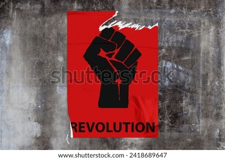 Similar – Graffiti: “Women want revolution”