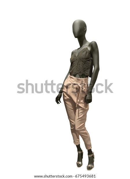 Fulllength Female Mannequin Dressed Fashionable Clothes Stock Photo ...